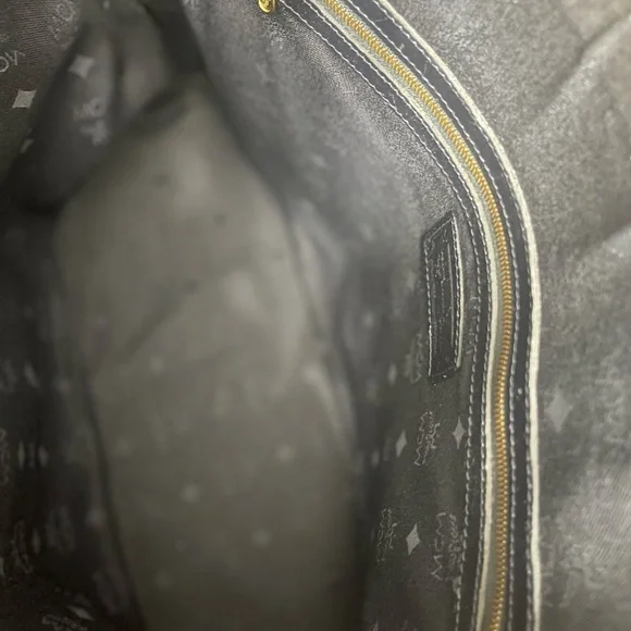 🤗 SOLD 🤗 MCM Satchel with Gold Accents - Picture 7 of 12